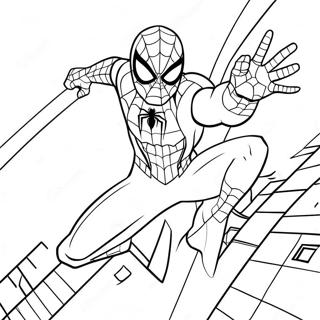 Page à colorier Ultimate Spider Man | Page de coloriage Ultimate Spider Man