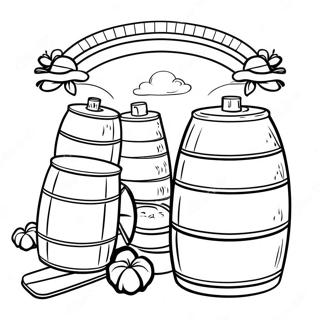 Page à colorier distillerie de bourbon | Page de coloriage Kentucky