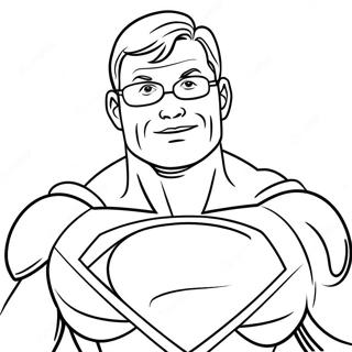 Page à colorier de papa super-héros | Page de coloriage J'aime mon père