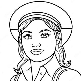 Page à colorier de Jessie | Page de coloriage Jessie