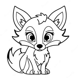 Page à colorier de renard | Page de coloriage Renard