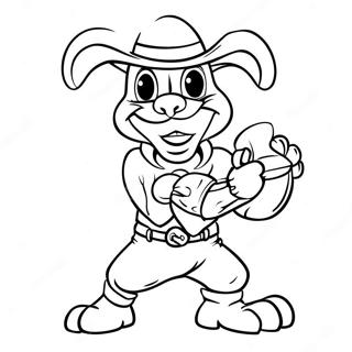 Mascotte des Fighting Irish de Notre Dame à colorier | Page de coloriage Notre Dame