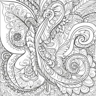 Page à colorier design paisley complexe | Page de coloriage Cachemire