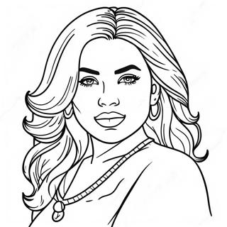 Page à colorier de Karol G | Page de coloriage Karol G