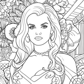 Page à colorier de célébrité | Page de coloriage Célébrité