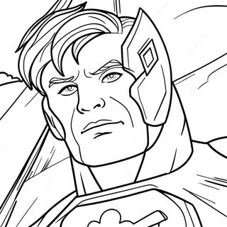 Page à colorier super héros | Page de coloriage Super Héros