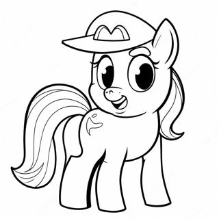 Page à colorier Applejack | Page de coloriage Applejack