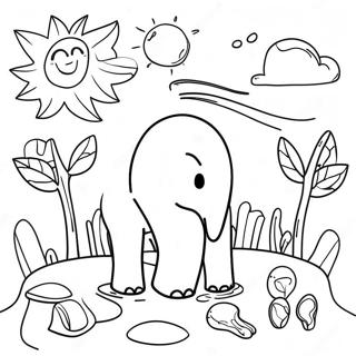 Page à colorier de l'écologie | Page de coloriage Écologie