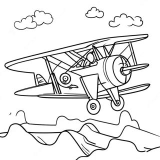 Page à colorier de flyers | Page de coloriage Flyers