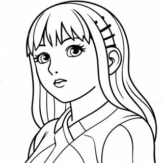 Page à colorier Hinata | Page de coloriage Hinata