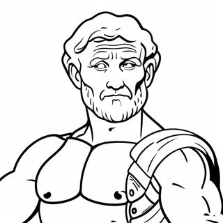Page à colorier Michel-Ange | Page de coloriage Michel-Ange