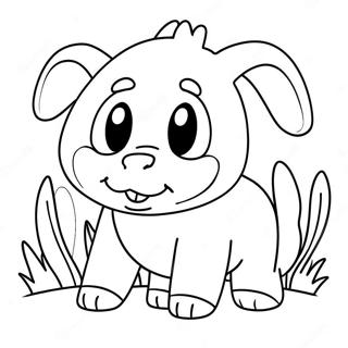 Derrière d'Animal Drôle à Colorier | Page de coloriage Fesses