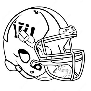 Joueur de Football BYU en Action à Colorier | Page de coloriage BYU