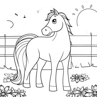 Page à colorier Horseland | Page de coloriage Horseland