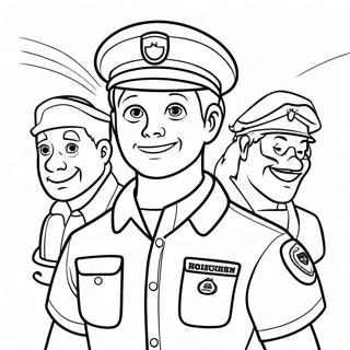 Page à colorier aides communautaires | Page de coloriage Communauté