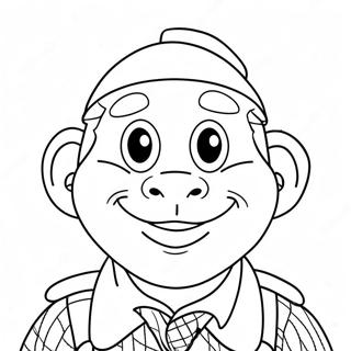 Page à colorier du personnage drôle de Jory John | Page de coloriage Jory John