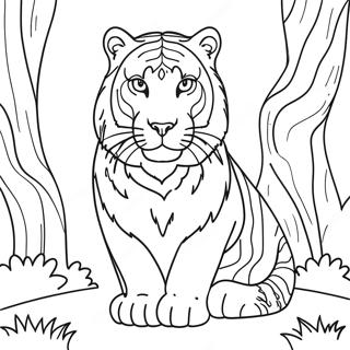Page à colorier Grand Chat | Page de coloriage Grand Chat