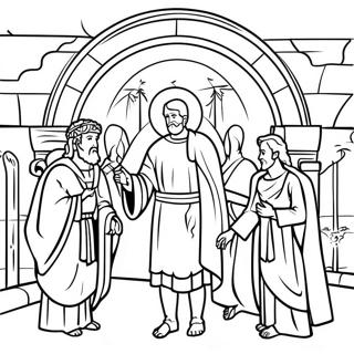Page à colorier des Éphésiens | Page de coloriage Éphésiens