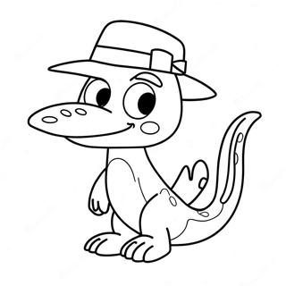 Page à colorier de Perry l'ornithorynque | Page de coloriage Perry l'Ornithorynque