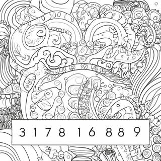 Page à colorier des chiffres | Page de coloriage Nombres