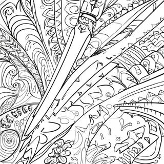 Page à colorier flèche | Page de coloriage Flèche
