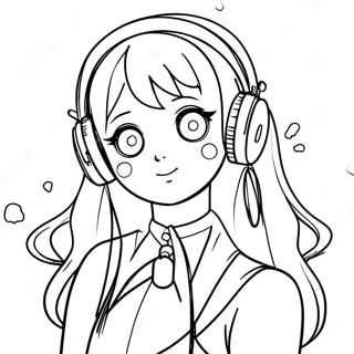 Vocaloid à colorier | Page de coloriage Vocaloid
