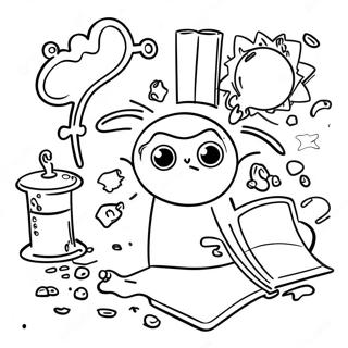 Page à colorier Sciences de 6ème année | Page de coloriage 6ème année