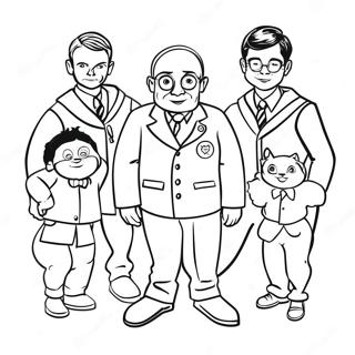 Page à colorier Odd Squad | Page de coloriage Équipe Bizarre