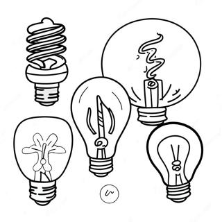 Page à colorier de l'électricité | Page de coloriage Électricité