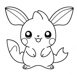 Page à colorier de Pokémon mignon | Page de coloriage Pokemon mignons