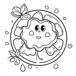 Page à colorier de gaufre | Page de coloriage Gaufre