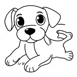 Page à colorier de contour d'os de chien | Page de coloriage Os de Chien