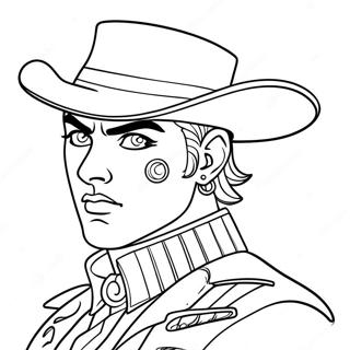 Page à colorier JJBA | Page de coloriage JJBA