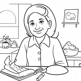 Page à colorier Martha Speaks | Page de coloriage Martha Parle