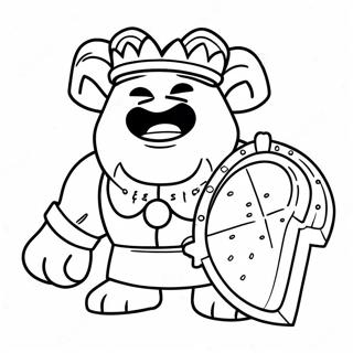 Page à colorier de Clash Royale | Page de coloriage Clash Royale