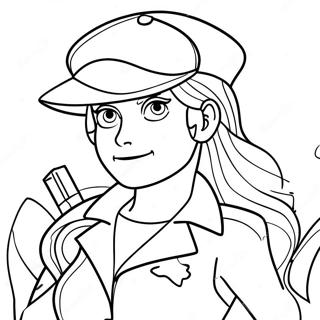Page à colorier Mercy Watson aventurière | Page de coloriage Mercy Watson