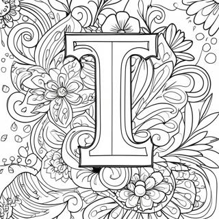 Page à colorier de la lettre L | Page de coloriage Lettre L