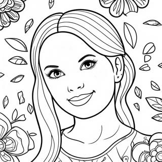 Page à colorier Lainey Wilson | Page de coloriage Lainey Wilson