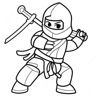 Page à colorier Zane Ninjago | Page de coloriage Zane Ninjago