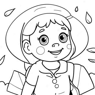 Page à Colorier d'Aventure de Lucy | Page de coloriage Lucie