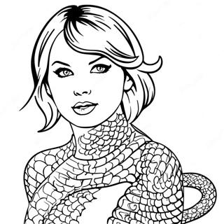 Taylor Swift Réputation Coloriages