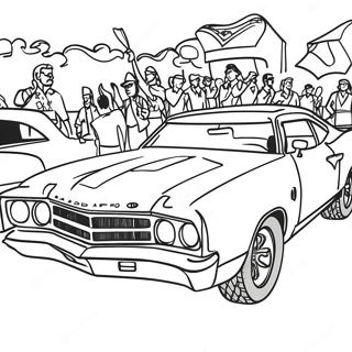 Page à colorier des Dukes de Hazzard | Page de coloriage Ducs de Hazzard