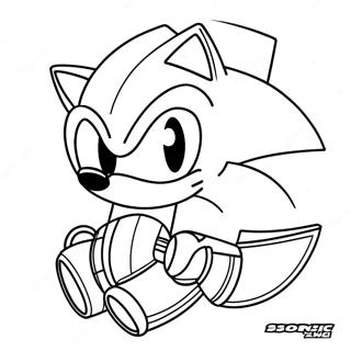 Page à colorier Lego Sonic | Page de coloriage Lego Sonic