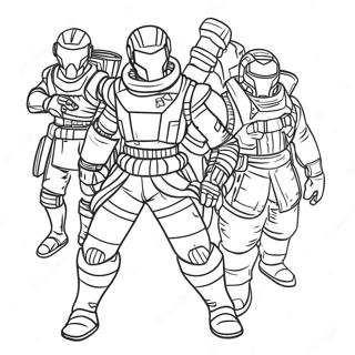 Page à colorier d'Apex Legends | Page de coloriage Apex Legends