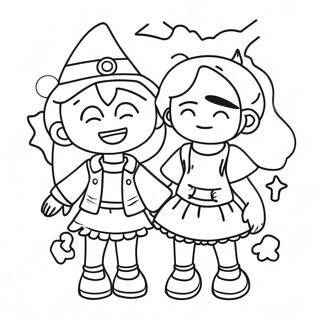 Page à colorier des personnages de Dream SMP | Page de coloriage DSMP