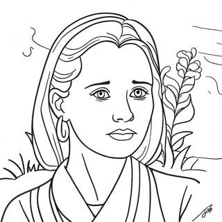 Page à colorier Sensibilisation au Deuil | Page de coloriage Deuil