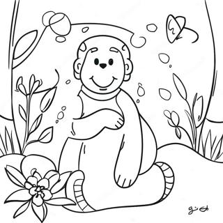 Page à colorier Voyage Émotionnel de Deuil | Page de coloriage Deuil
