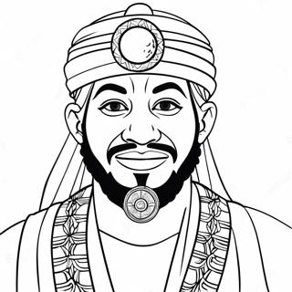 Page à colorier Abu | Page de coloriage Abu