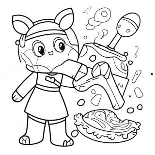 Page à colorier en feutre pour enfants | Page de coloriage Feutre