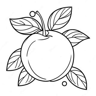Page à colorier de la Belle Pêche de Géorgie | Page de coloriage Géorgie